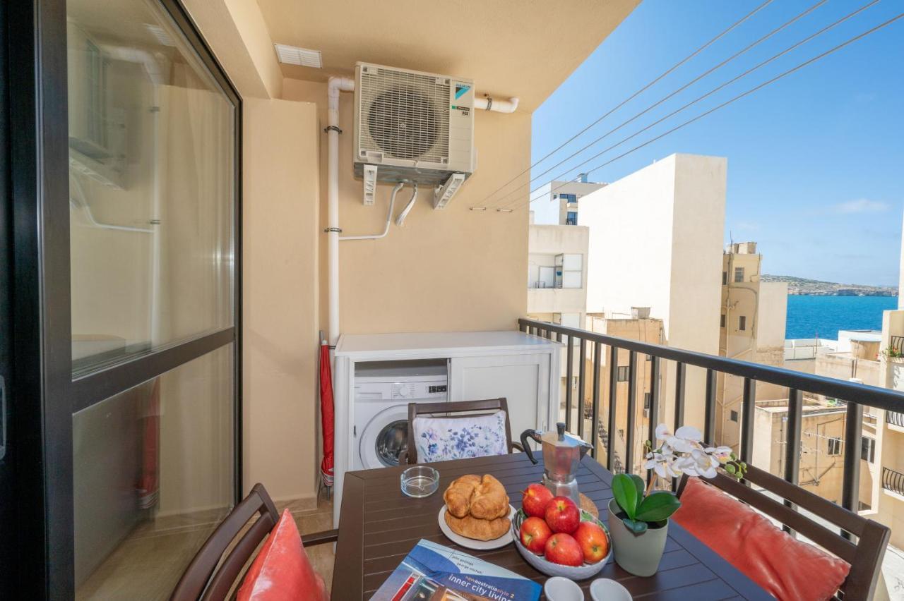 Sea Bliss Apartments With Terrace Just Off Seafront In St Paul'S Bay - By Getawaysmalta St. Paul's Bay Exteriör bild