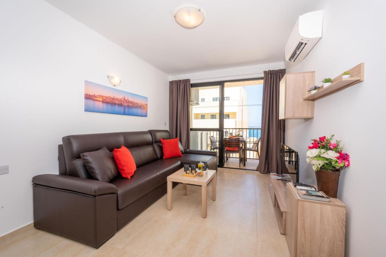 Sea Bliss Apartments With Terrace Just Off Seafront In St Paul'S Bay - By Getawaysmalta St. Paul's Bay Exteriör bild